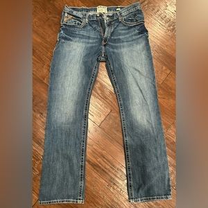 Ariat Jeans Mens M4 Relaxed Boot Cut Medium Wash 100% Cotton Denim 36x34